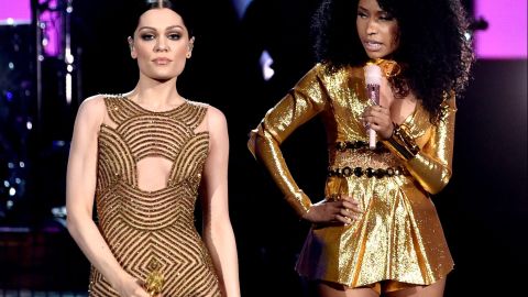 Jessie J junto a Nicki Minaj.