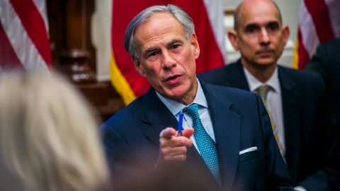 El gobernador republicano de Texas, Greg Abbott.