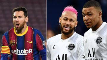 Messi, Neymar y Mbappé será el nuevo tridente del PSG.