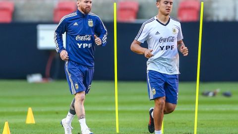 Dybala y Messi jugaron juntos en la Copa América de 2019.