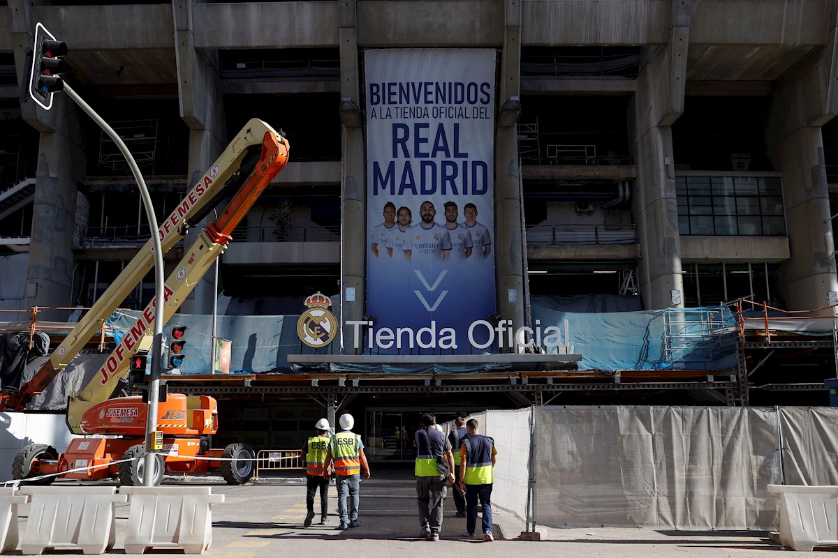 This was the robbery with the moon landing at the Real Madrid store at the Santiago Bernabéu