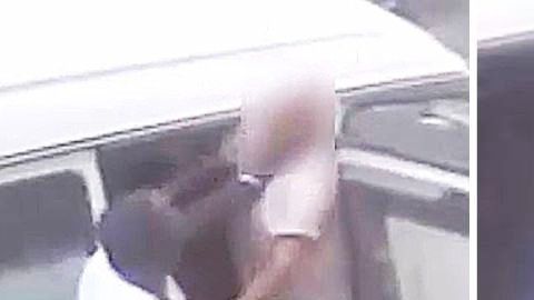 Ataque brutal captado por cámara de seguridad.