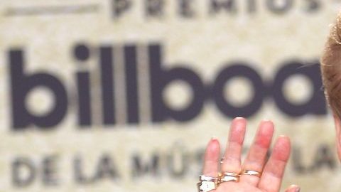 Paquita la del Barrio en la alfombra de los Premios Billboard de la Música Latina