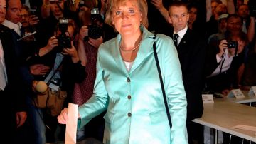 Ángela Merkel al llegar al poder: septiembre 2005.