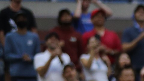 El español Carlos Alcaraz, tras vencer a Tsitsipas.