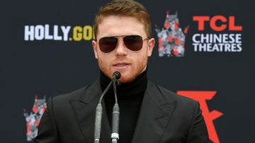 TCL's Hand And Foot Ceremony For Boxer Canelo Alvarez