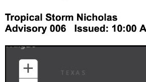 Texas y Louisiana en alerta por el paso de tormenta tropical Nicholas