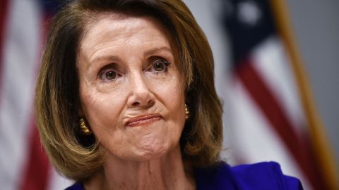 La presidenta de la Cámara, Nancy Pelosi.