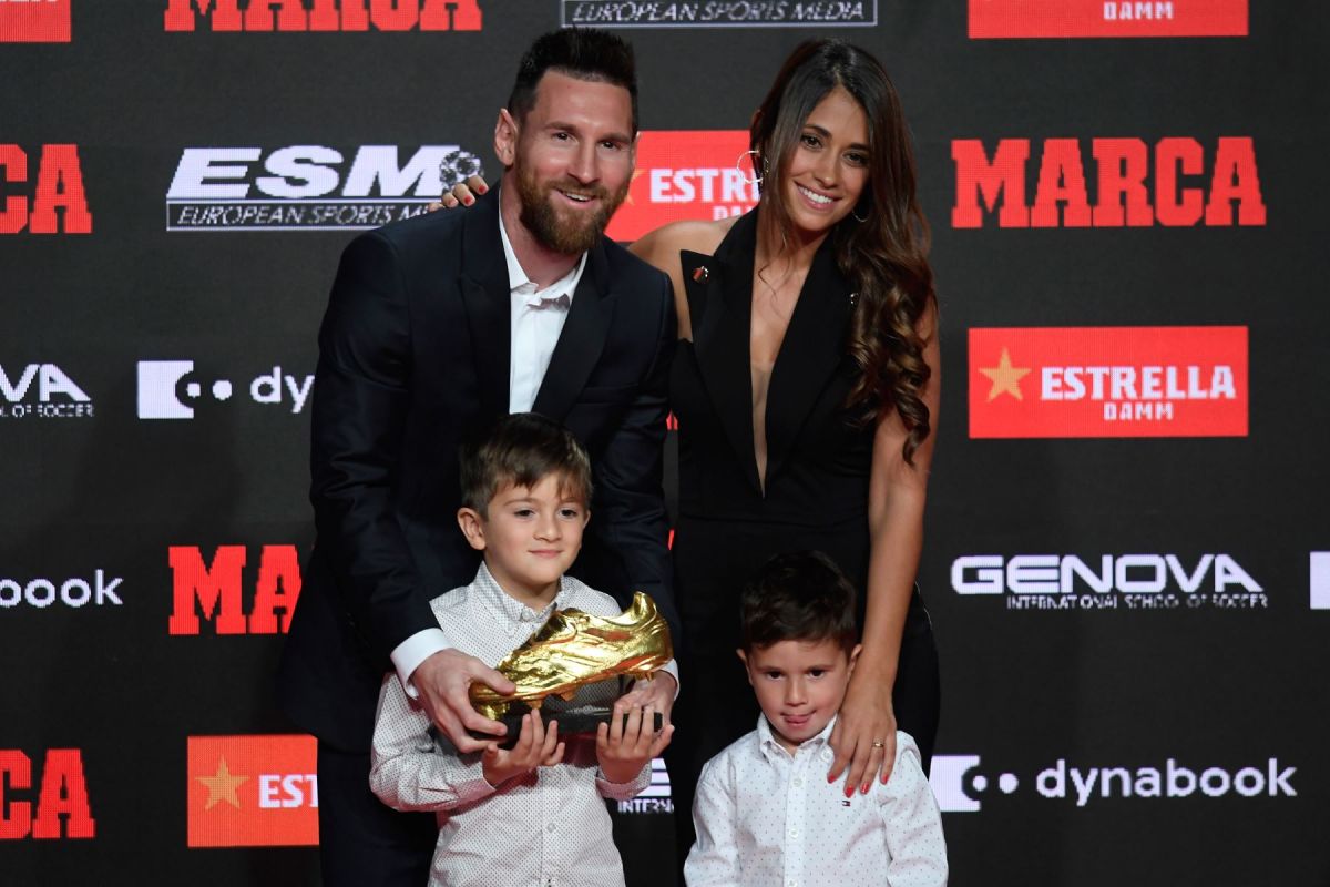 Los hijos de Messi se movieron al ritmo de Bizarrap.
