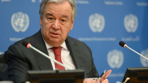 Antonio Guterres, jefe de la ONU