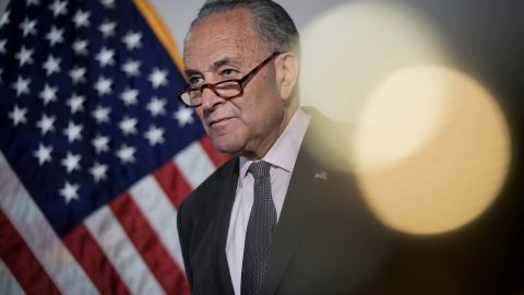 El líder de la mayoría en el Senado, Chuck Schumer.