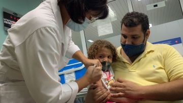 Vacunación en Cuba a niños contra el COVID