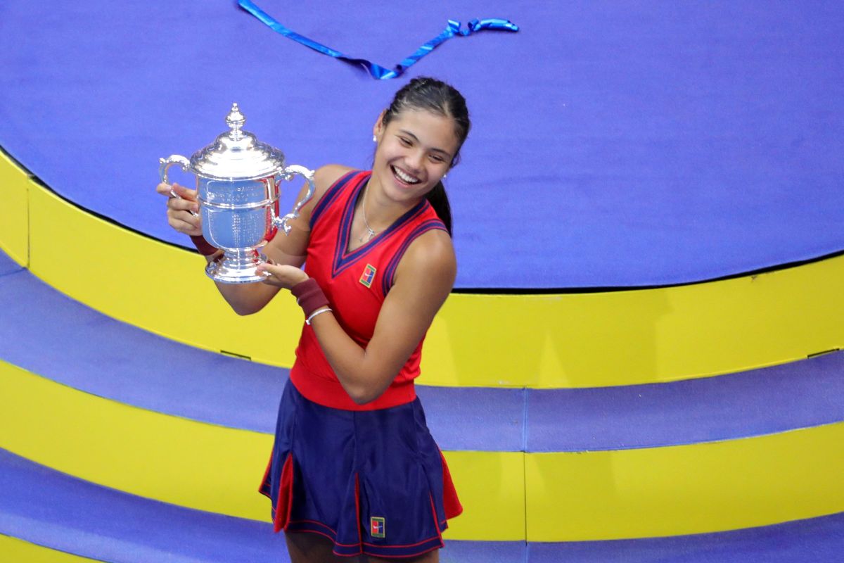 The feat of Emma Raducanu, the British teenager who won the US Open breaking several records in tennis