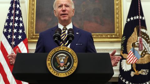 President Biden Delivers Remarks On Response To Economic Crisis From White House