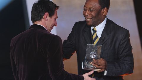 Pelé y Messi