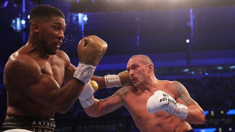 Usyk venció por decisión unánime a Joshua hace menos de una semana.