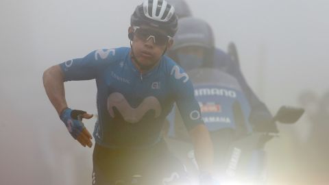 El ciclista del Movistar le dio una gran alegría al pueblo colombiano.