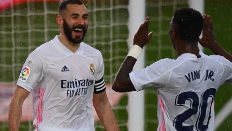 Vinicius y Benzema