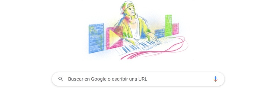 Así el homenaje que Google le rinde a Avicii. / Google.