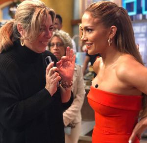 Luz María Doria junto a Jennifer Lopez