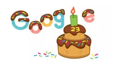 Google celebra los 23 años de su buscador con un Doodle muy especial