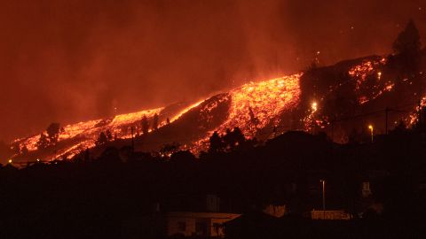 La erupción del volcán Cumbre Vieja.