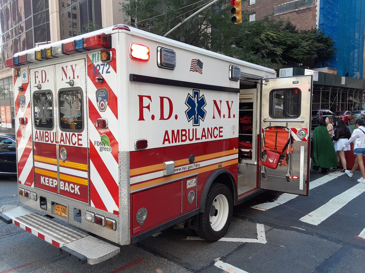 Ambulancia de los bomberos de Nueva York (FDNY).