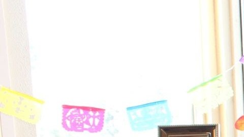 Altar alusivo a la recordación de  los difuntos.