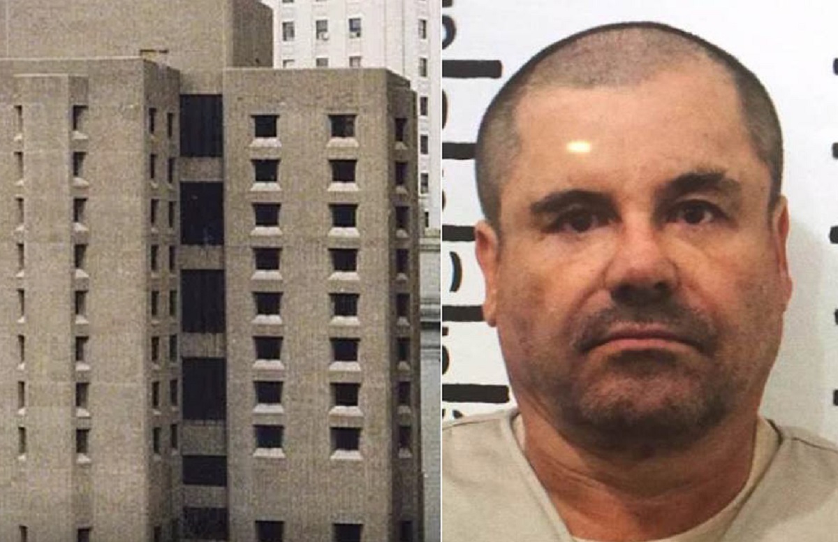 Joaquín "El Chapo" Guzmán estuvo en la prisión el MCC de Manhattan.