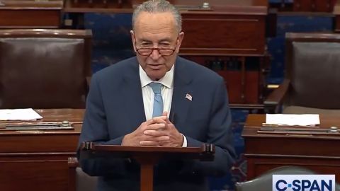 El líder de la mayoría en el Senado, Chuck Schumer.