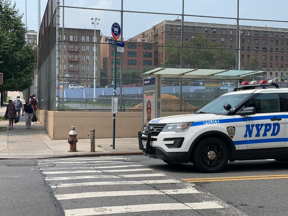 NYPD en El Bronx.