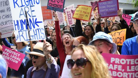 Marcha a favor del aborto