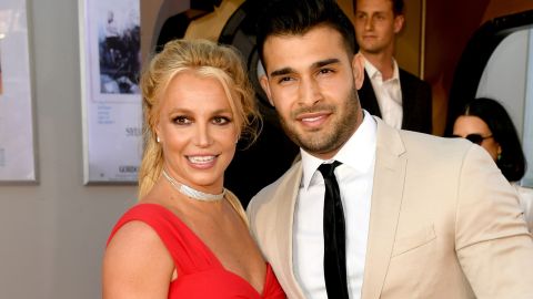 Britney Spears y Sam Asghari.