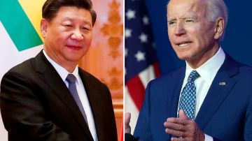 El líder chino Xi Jinping y el presidente de EE.UU., Joe Biden.