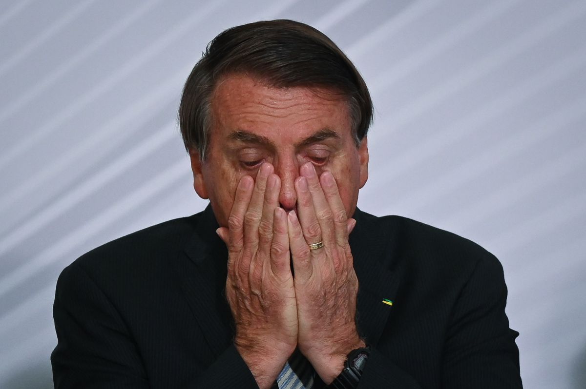 El presidente de Brasil Jair Bolsonaro fue abucheado por los aficionados.