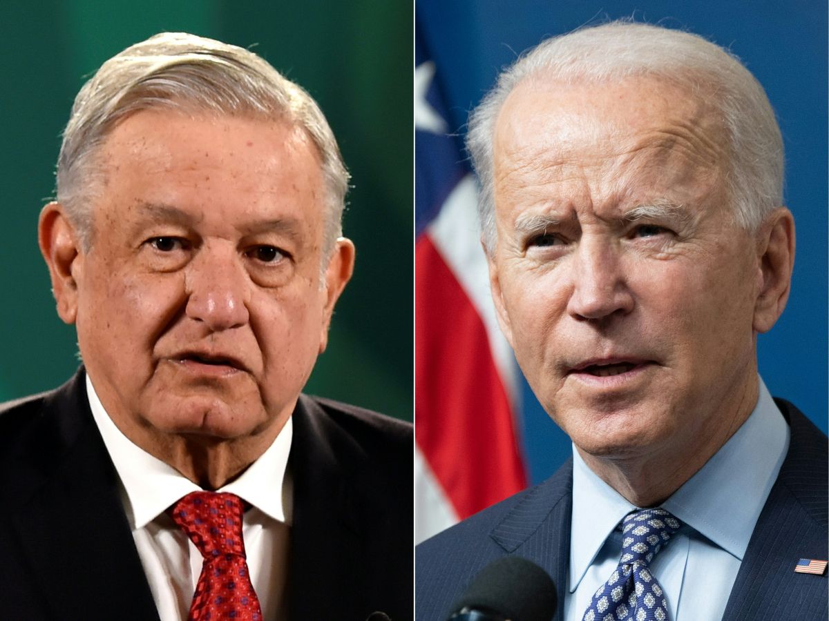 Andrés Manuel López Obrador and Joe Biden, presidents of Mexico and the United States.