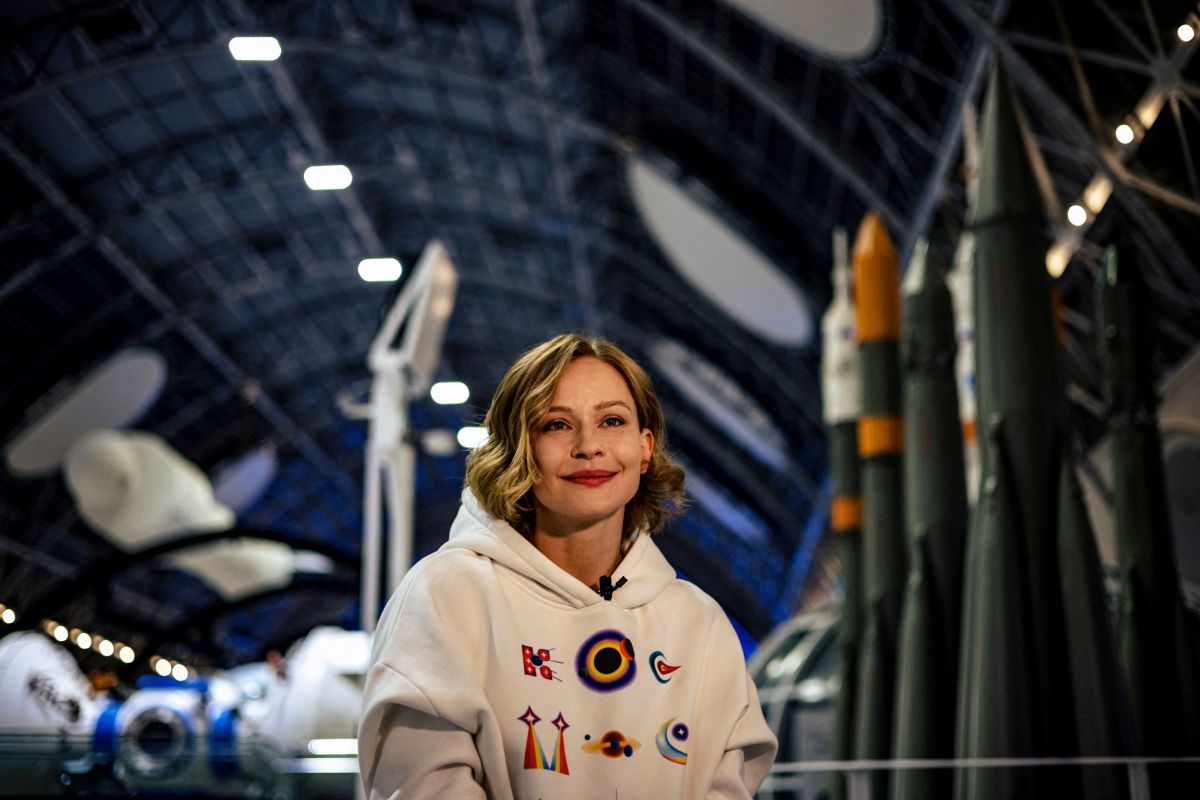 Yulia Peresild, una de las actrices más famosa de Rusia, despega hacia la Estación Espacial Internacional (ISS) con el director de cine Klim Shipenko, de 38 años.