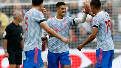 Cristiano Ronaldo y Raphael Varane