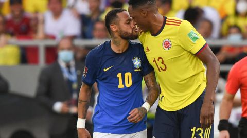 Neymar y Yerry Mina