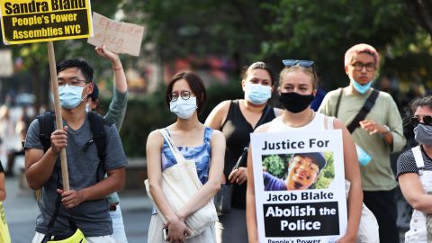 Protestas en respaldo a Jacob Blake