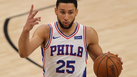 Ben Simmons está pasando por un mal momento con los 76ers de Filadelfia