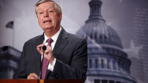 El senador republicano Lindsey Graham.