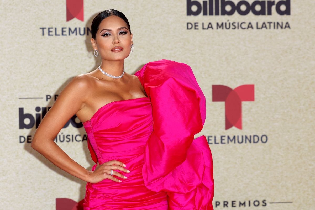 Andrea Meza attends the 2021 Billboard Latin Music Awards at the Watsco Center on September 23, 2021 in Coral Gables, Florida.