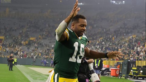 Randall Cobb lleva el número 18 en los Green Bay Packers