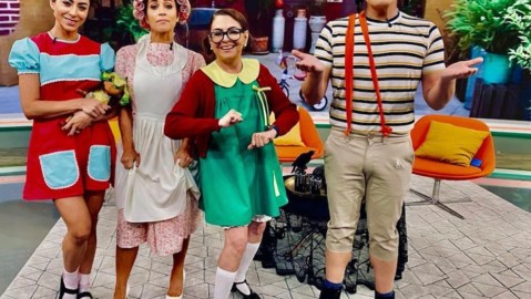 'Despierta América en Domingo' recrea 'La vecindad del Chavo del 8'.