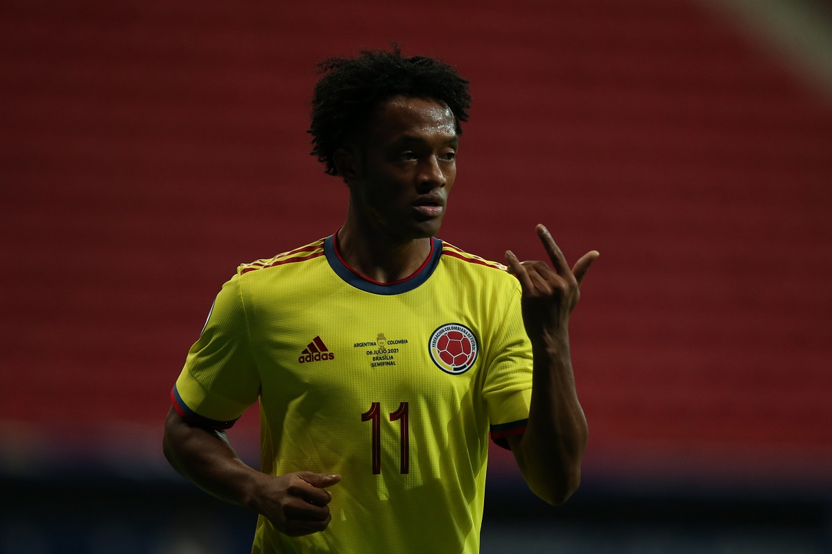 Cuadrado could not be in the draw against Brazil.