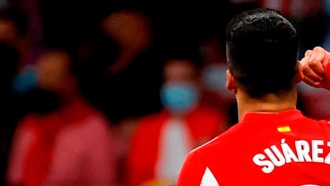 El 'Pistolero' uruguayo fue el MVP frente al Barcelona.