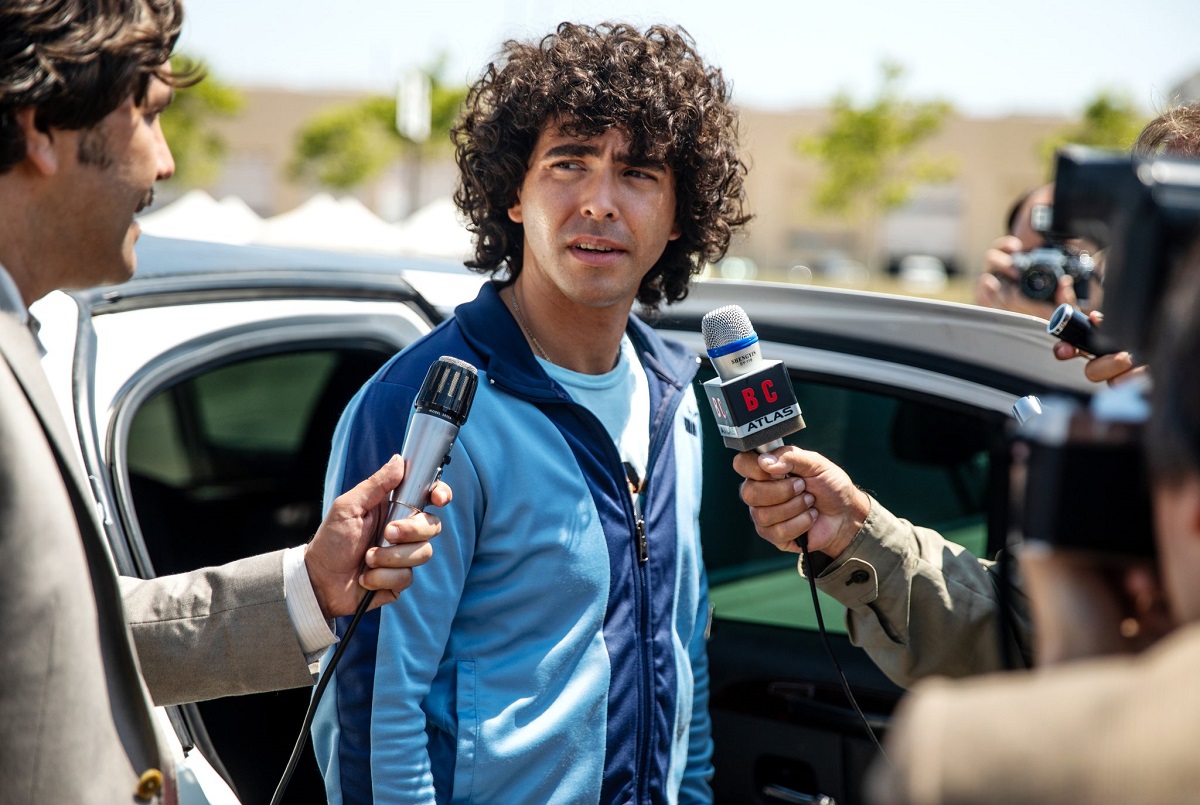 Nazareno Casero es uno de los intérpretes de Maradona en la bioserie.