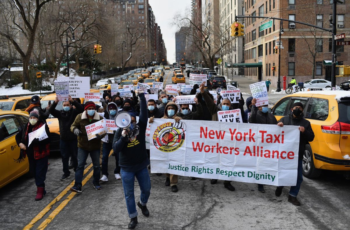 Los conductores de taxis amarillos han realizado innumerables protestas exigiendo a la Ciudad una solución a la crisis de la deuda por los medallones. 
