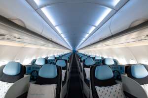Aerolínea ofrece con descuento todos sus asientos en clase ejecutiva entre Nueva York y Europa, con un modelo Airbus único
